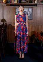 Arianna Dress in Red Midnight