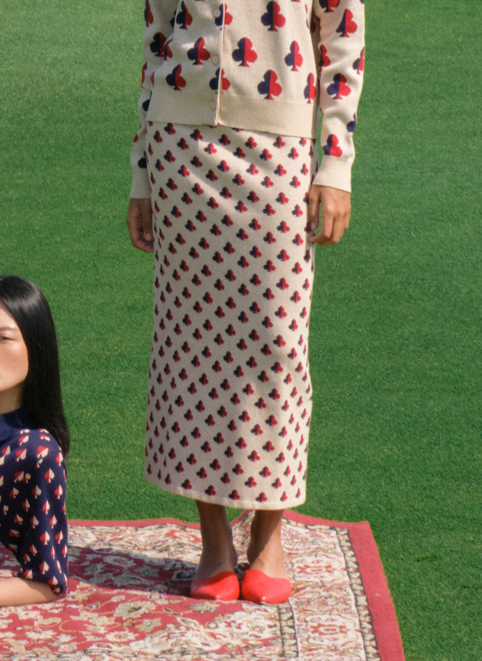 Norin Skirts in Cream Clubs