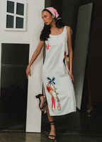 Jas Slip Dress in Daisy