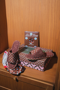 Holiday Box in Polka Brown